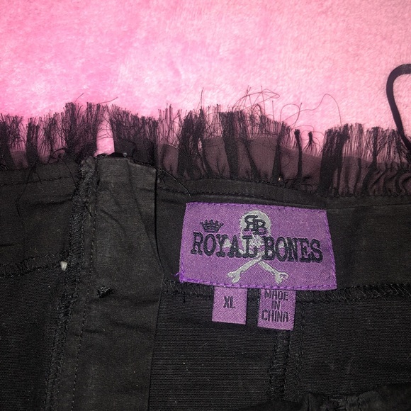 plum black and purple corset top - Picture 2 of 4